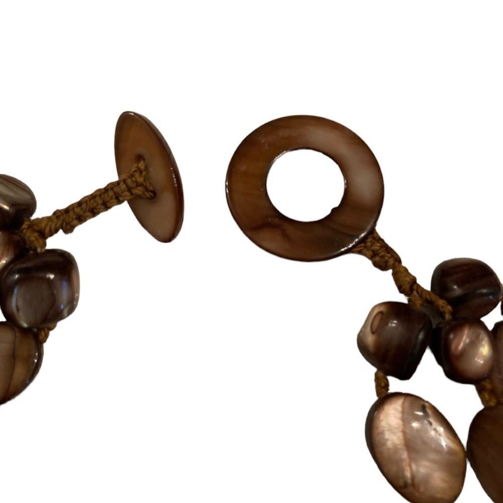 Natural Stone Multi Strand Necklace - Picture 10 of 11